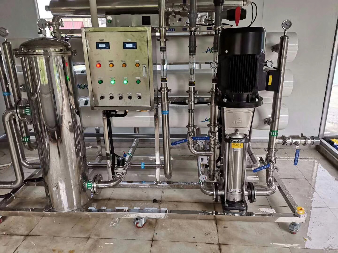貴陽純水制備設備，貴州3噸反滲透純水處理裝置